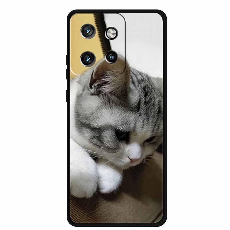 Soft Case For Motorola Moto G75 5G Cover Silicone Print Luxury Flower TPU Soft Phone Cases For Moto G75 5G  Animal Colorful TPU