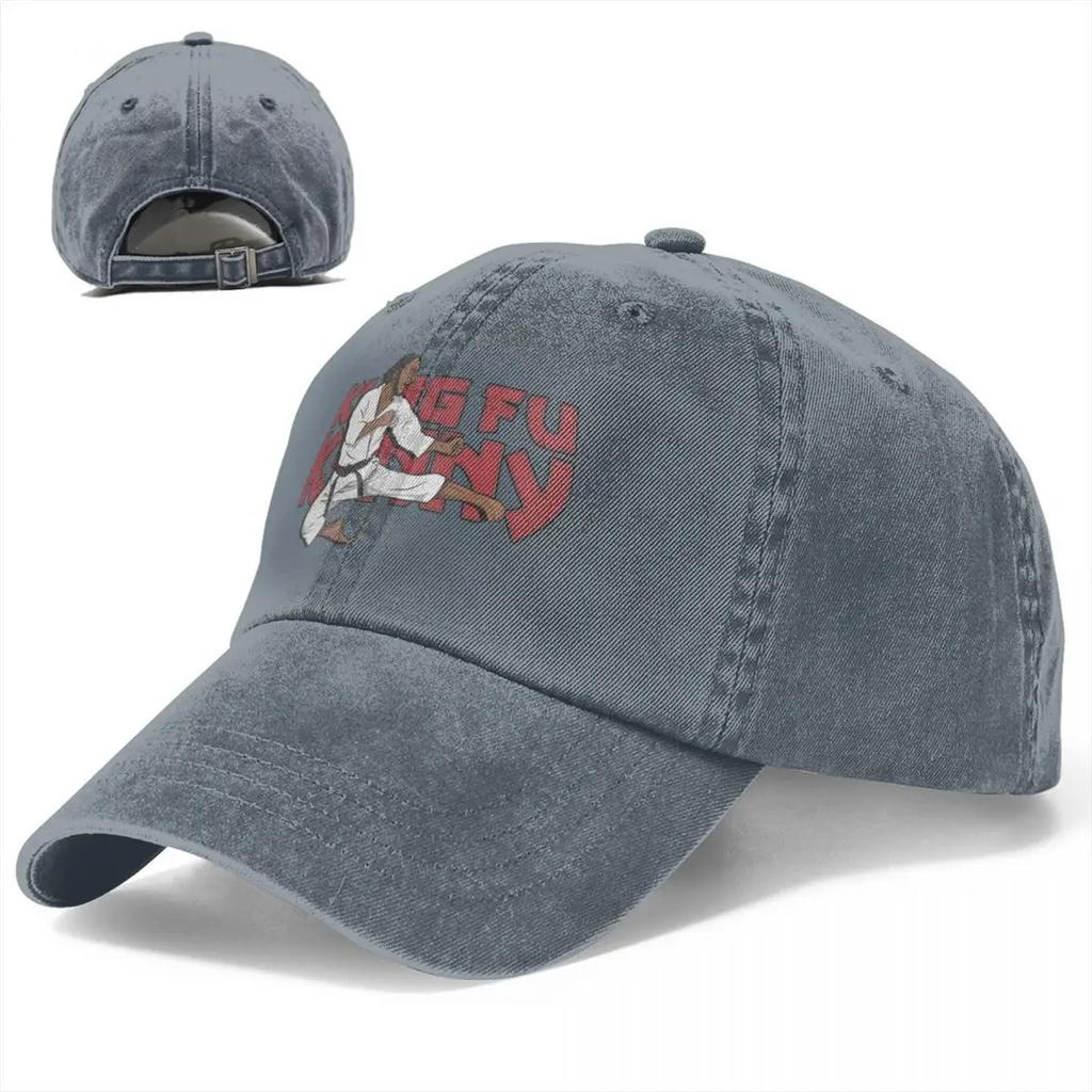 Kendrick Lamar Kung Fu Kenny Washed Denim Baseball Cap Snapback Cowboy Hat Men Women Cap Casquette Gorras