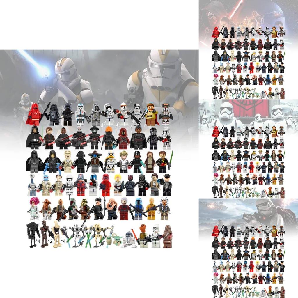 Complete Moc Building Blocks Figures Set With High Quality Abs Plastic Material For Creative Play And Collecting