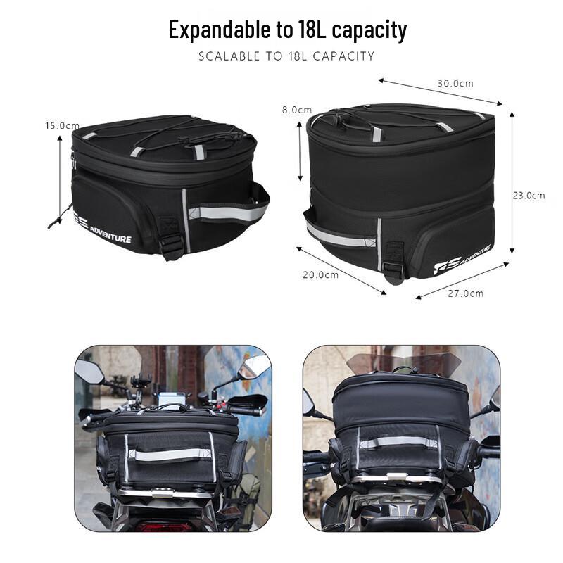 Motorcycle Rainproof Rear Seat Tail Bag