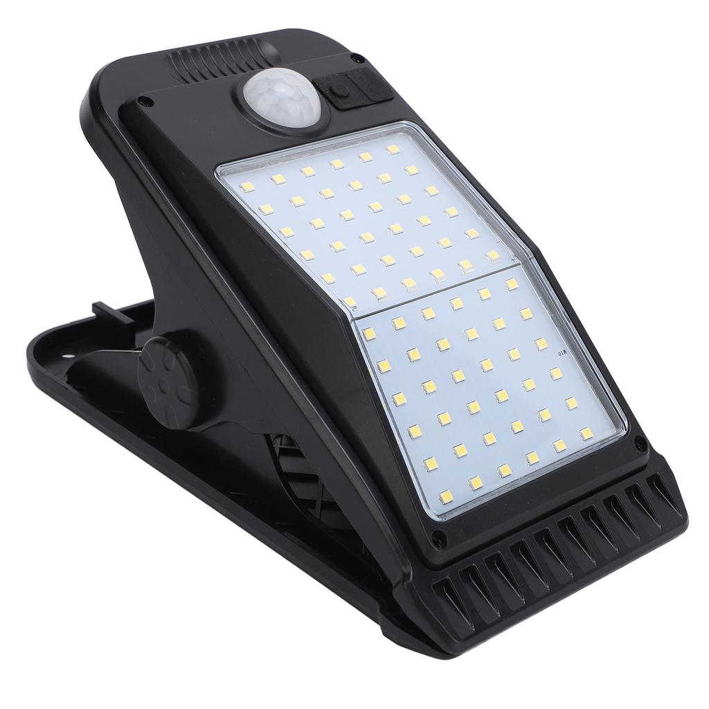 Clip On Solar Motion Light 72 LED Beads IP65 Waterproof Portable Solar Lamps for Garden Yard Outdoor Warm Light