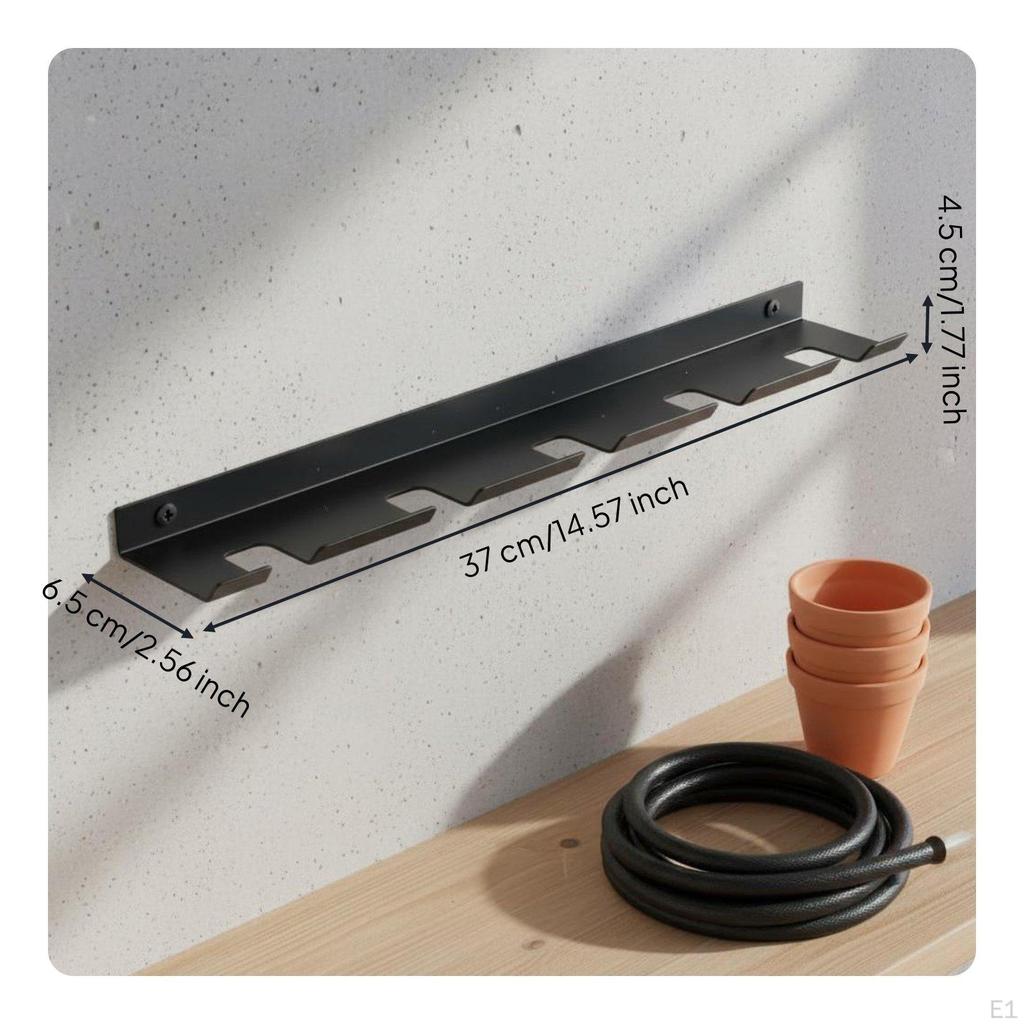 Garage Tool Organizer Wall Mount Space Saving Garden Hanger Heavy Duty for
