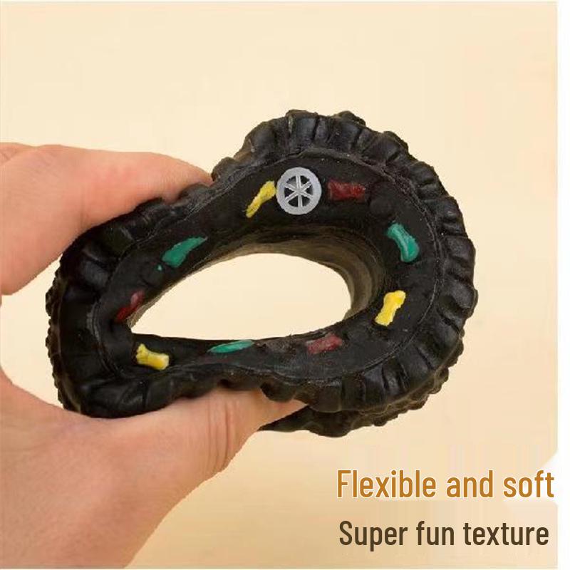 Squeaky TPR Dog Toy for Dental Cleaning