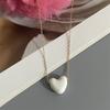 1 PC Fashion Love Heart Choker Necklace Various Color Gift Necklace Golden Color Link Chain Neck Jewelry