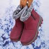 Fashion Thicken Plush Waterproof Snow Boots Women 2025 Non Slip Zipper Platform Winter Boots Woman Fleece Lining Warm Ankle Booties 43