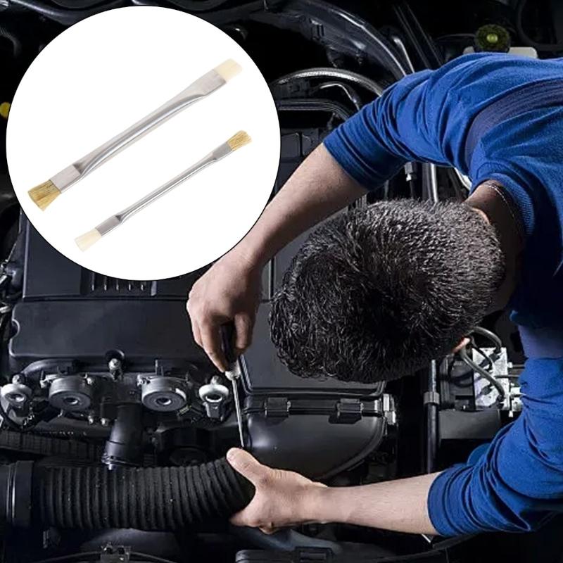 Phone Motherboard Cleaning Brush,Double Head Anti-Static Hard Brush,Motherboard Cleaning Tool Cleaning Brush