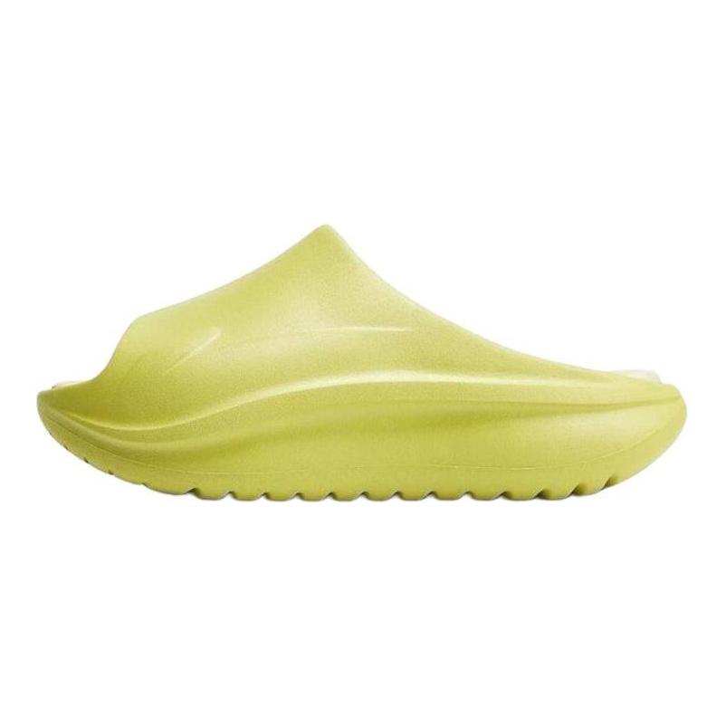 Li Ning SOFT SLIPPER Slip Resistant Abrasion Resistant Slide Slippers Unisex Green AGAT017-7