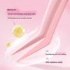 Gold Feather Anti-Stick Tweezers: Adhesive-Free False Lash Tool for Beginners & Pros