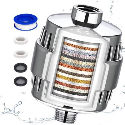 18 Stage Filtration Universal Purification Cartridge High-Efficiency Active High Output Showerhead Filter Chlorine Removal