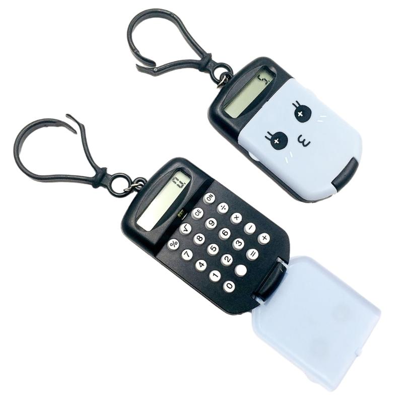 Mały Kalkulator Lekki i Praktyczny Uroczy Breloczek z Kalkulatorem Kalkulator dla Uczniów do Szybkiego Obliczania Łatwy do Noszenia