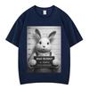 Funny Rabbit Meme Tshirt Men Wome Fashion Harajuku Loose Tshirt Summer 100 Cotton Hiphop Casual Aesthetic Trendy Tshirts