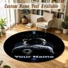 Round Rug Custom NameErling Haaland Pattern Non Slip Carpet Home Floor Decor