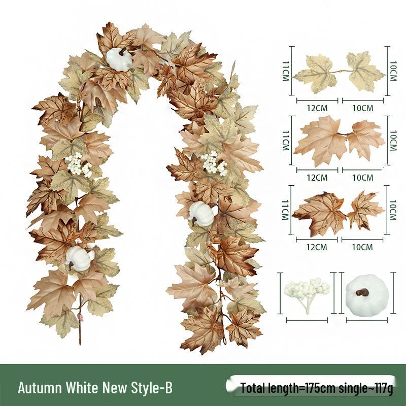 Skladem Podzimní a Halloweenská dekorace z javorových listů pro Vánoce a Den díkůvzdání