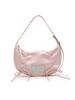 Matin Kim Half Shirring Ribbon Round Bag In Light Pink