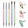 Nail Art Tools, Double-Ended Point Drill, Pull-Line Pen, Sequin Pack Of 5 Pcs, Set Of Painting Pens.