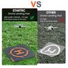 STARTRC Drone Landing Pad Compatible with DJI 4 3 3 4k Drone Landing Pad Universal Drone Heliport Landing Mat for DJI 55cm Diameter Foldable PU