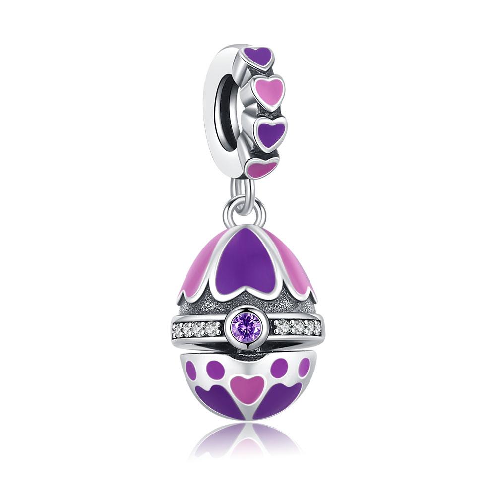 New 925 Silver Cute Cat Dog Charm Heart Pendant Beads Fit Bracelet DIY Women Jewelry Fine Gift