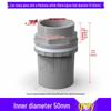 PVC Fish Tank Inlet/Outlet Waterproof Connector with Extended Male/Female Threads