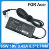 AC Adapter 19V 3.42A 65W 5.5*1.7mm Laptop Charger Adapter For Acer Aspire 5315 5630 5735 5920 5535 5738 6920 6530G 7739Z Power