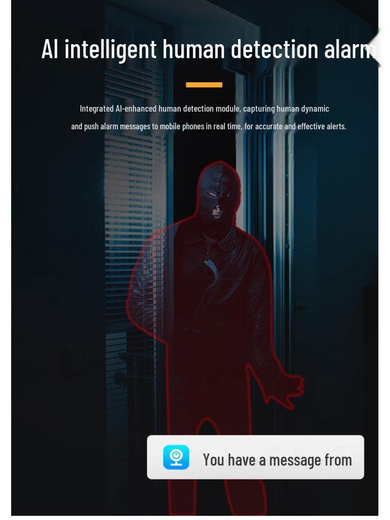 V380 Pro Smart HD Indoor WiFi Camera for Remote Monitoring.