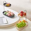 Stylish Modern Tabletop Rack Removable Double Layer Storage Rack Space-Saving Makeup Display Makeup Display Stand Bathroom