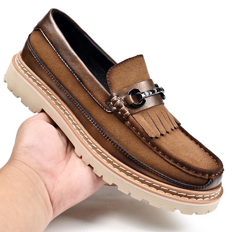 Fashion Leather Shoes Casual Business Shoes for Men Dress Tenis De Hombre Moccasins Mokasin Tenis Caballero Designer