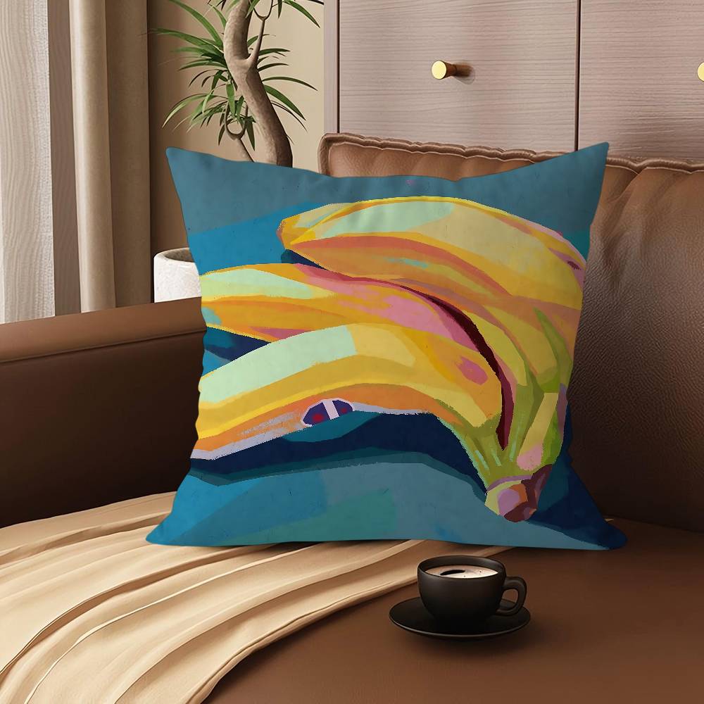 Fruit Pattern Cartoon Pillowcase Toon Gift Cushion Cover Bedroom Home Sofa Chair Seat Decor Pillow Case