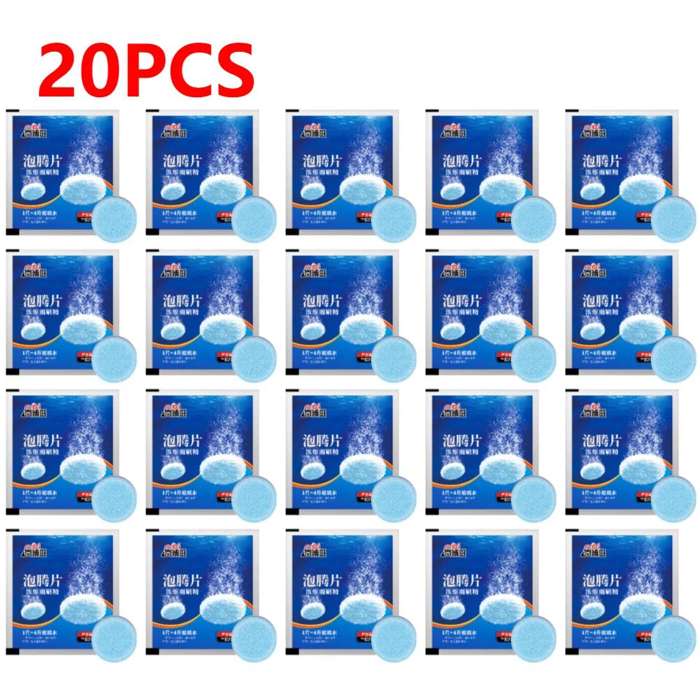 100/10pcs Car Windshield Cleaner Effervescent Tablets Auto Wiper Glass Solid Cleaning Concentrated Tablets Car Cleaning Tool