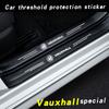 Car Door Sill Plate Protector Stickers For Vauxhall Opel Corsa D Astra G GTC J H Vectra Zafira Meriva Junior Car Accessories