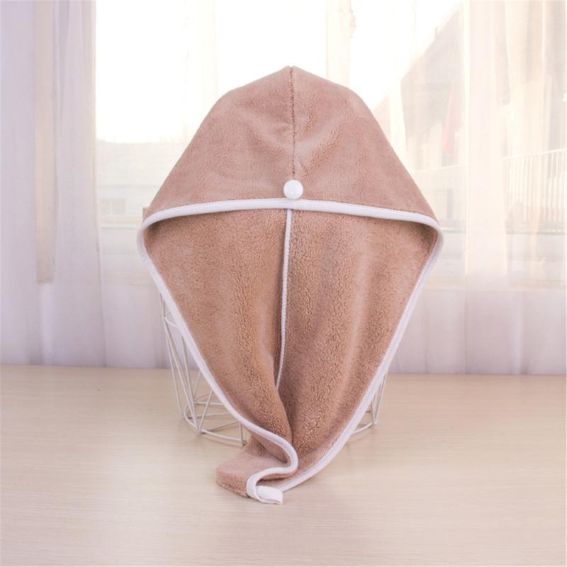 High Absorbent Hair Drying Towel Caps Microfiber Soft And Fast Drying Hat Hair Towel For Various Hair Types Hair Dryer