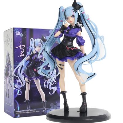 Anime Hatsune Miku Gothic Lolita Style Action Fairy Mirror Sleeping Beauty Action Fairy Winter Cherry Igure PVC Doll Model Toys