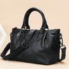 Women's Genuine Leather Handbags Large Casual Totes Luxury Brand Design Purses Lady Shoulder Crossbody Bags Solid Color Hand Bag