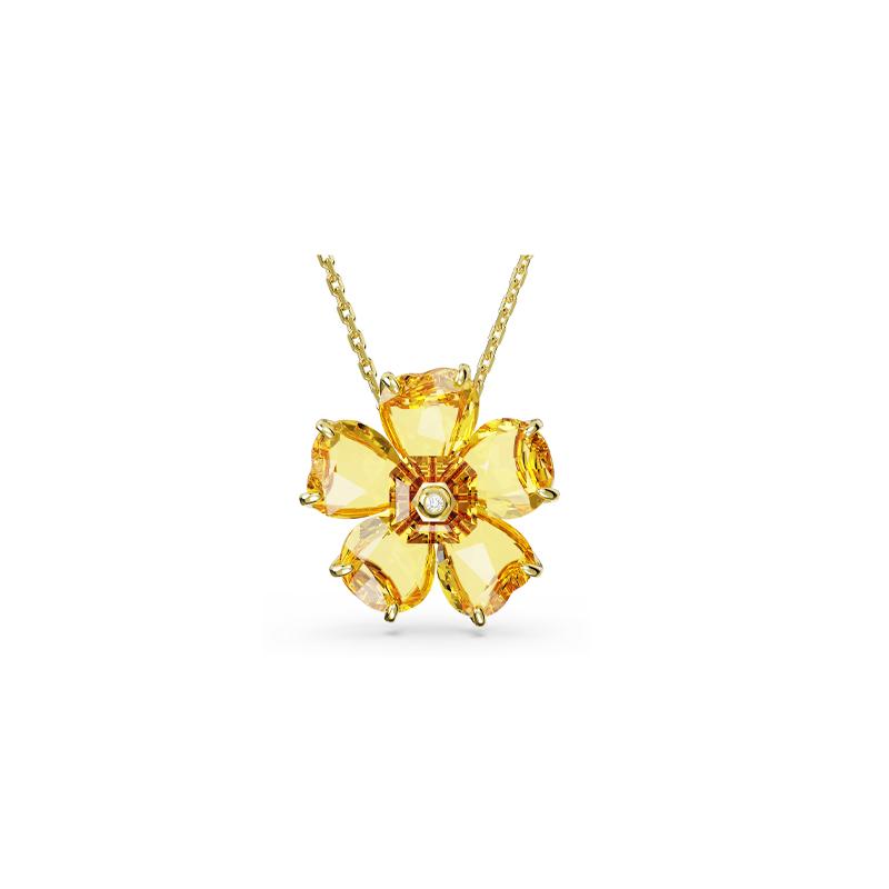 Swarovski Florere fashionable and versatile flower alloy necklace for women 5650570