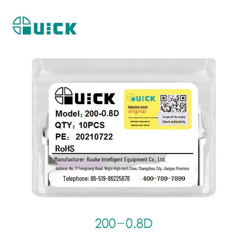 QUICK Kuai Ke TS2200/203H/503 Soldering Iron Tips - Compatible Models 203D/376D In 200-C/D/B/I/J/LB Styles.