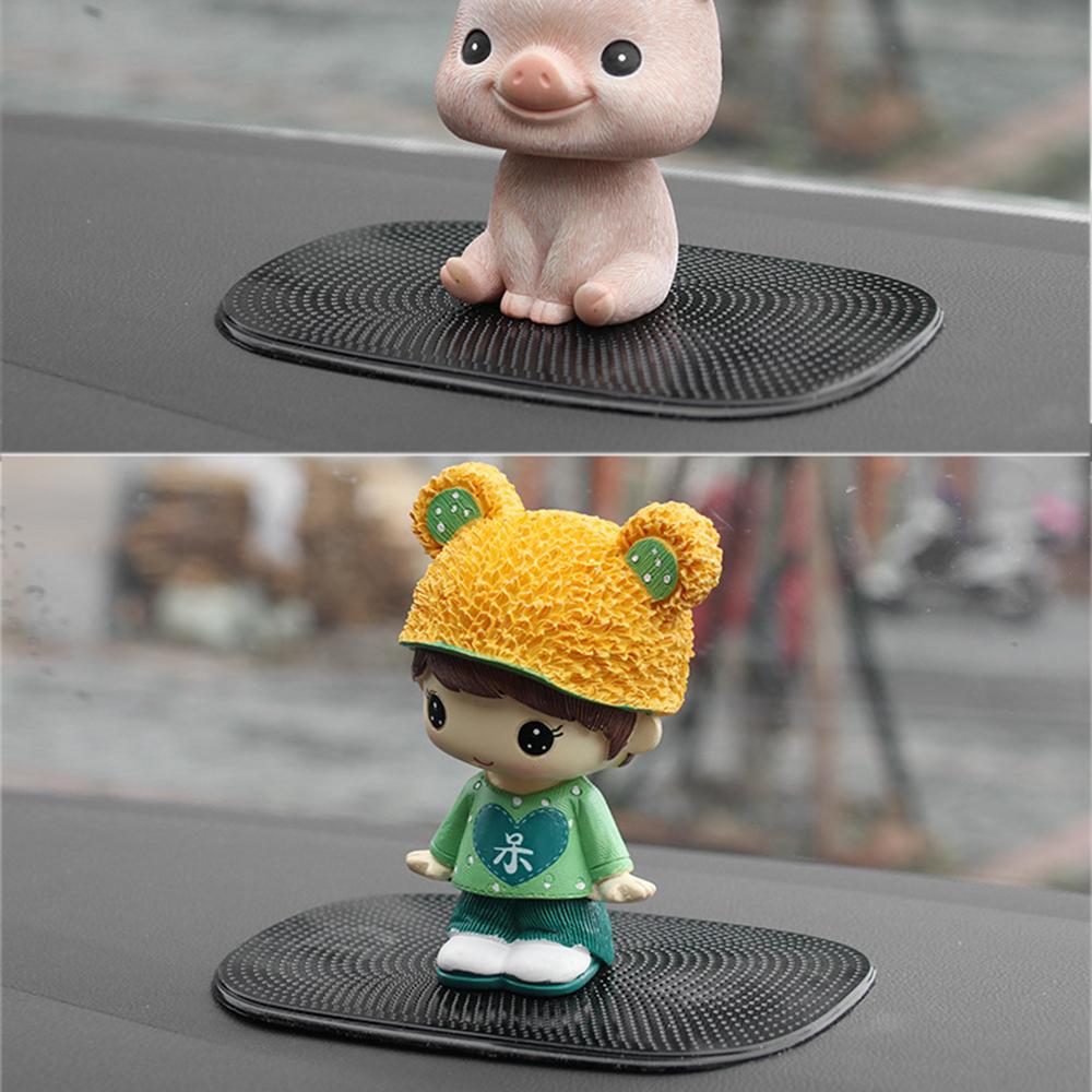 Car Dashboard Sticky Anti-Slip Mat Auto Non-Slip Gel Pad Mobile Phone Perfume Ornaments Sundries Holder Pad Car Interior Styling