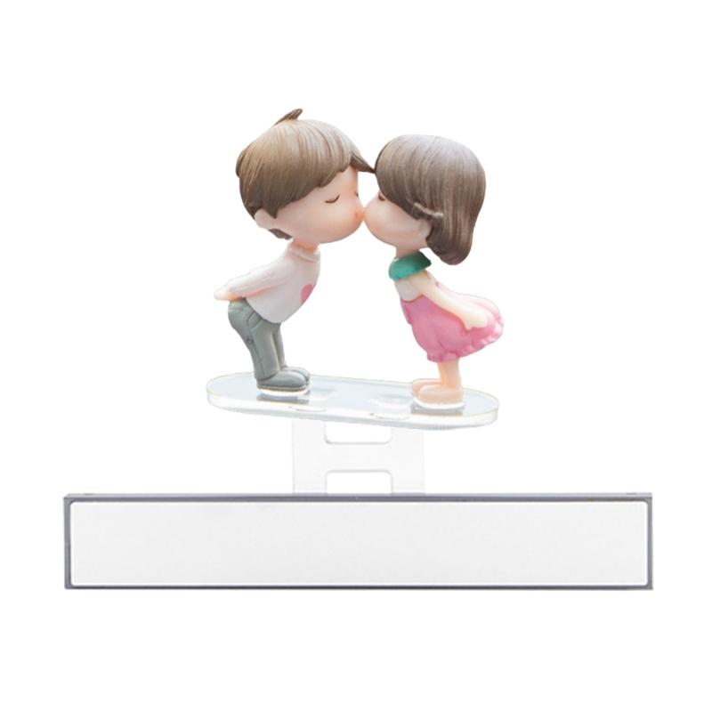 Auto Interior Decoration Sliding Couple Figurine Vehicle Ornament Car Decoration Accessory Cute Figurine Decor