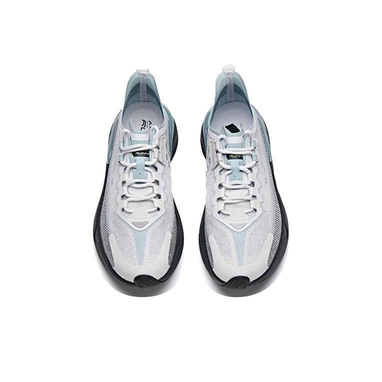 Anta Speed Series Casual Non-Slip Wear-Resistant Low-Top Running Shoes Men Sneaker Gray Blue 912125536-3