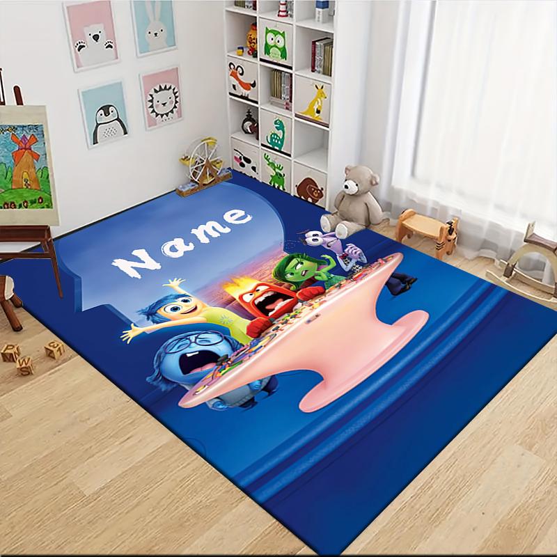 Custom Name Baby Yoda Lightsaber Adventure Carpet Rug Customizable Soft Washable Anti-Slip Home Living Room Sofa Mats Personalized Rug. 0909137