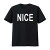 T Shirt That Says Nice Vintage Washed Homme Designer Clothes Soft Stretched Slightly Streetwear Stylish Versatile Unisex