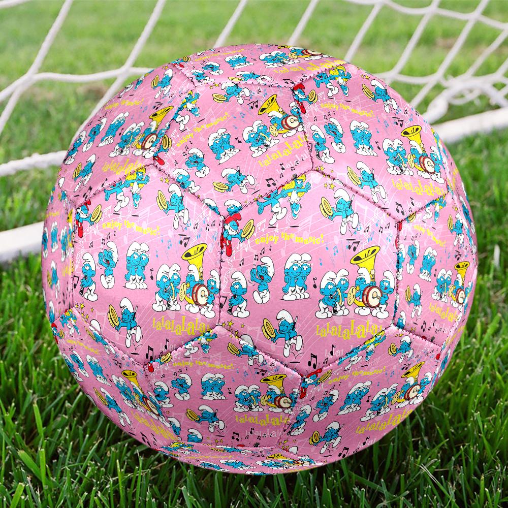 The Smurfs Theme Size 5 Soccer Ball, Suitable for Both Indoor and Outdoor Matches, a Gift Suitable for Everyone.