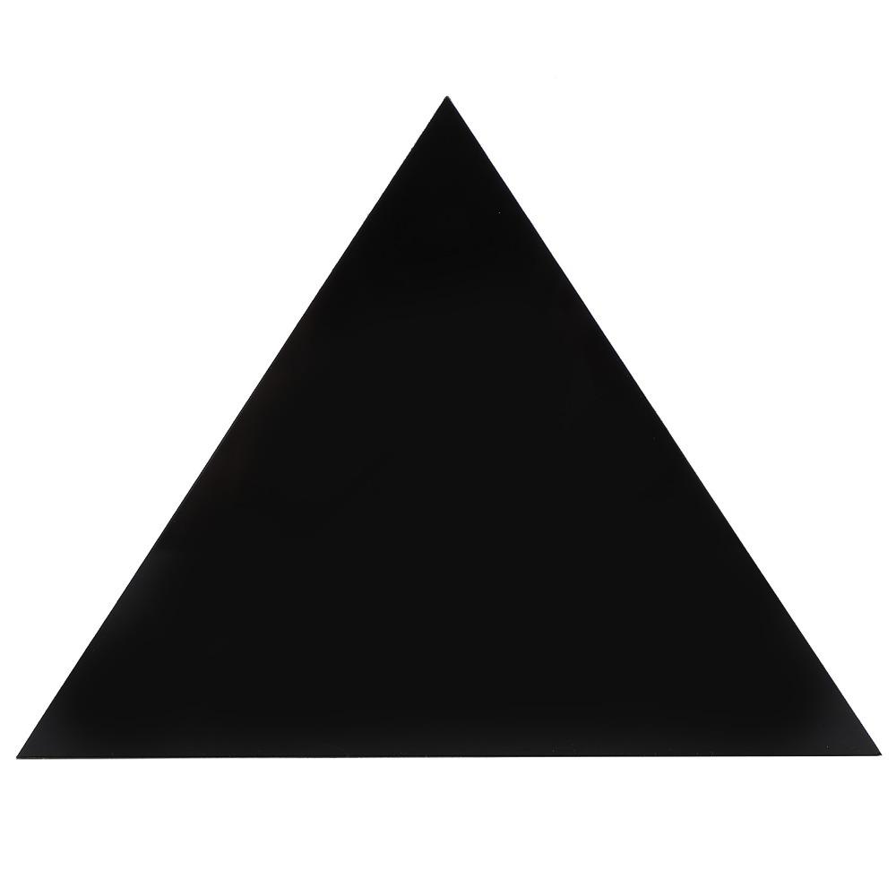 Black Rhombic Mirror Wall Sticker Acrylic Self Adhesive Mirror Tile Acrylic Wall Decal Office S