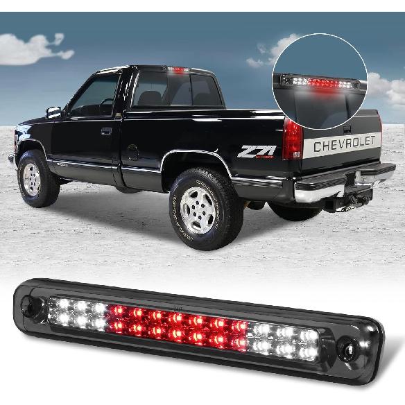 

KOMAS 3rd Third Tail Rear Brake Light Replacement For 1988 1989 1990 1991 1992 1993 1994 1995 1996 1997 1998 1999 Chevy GMC C/K-Series GMT400, Fit 1988-1999 Chevy Smoke