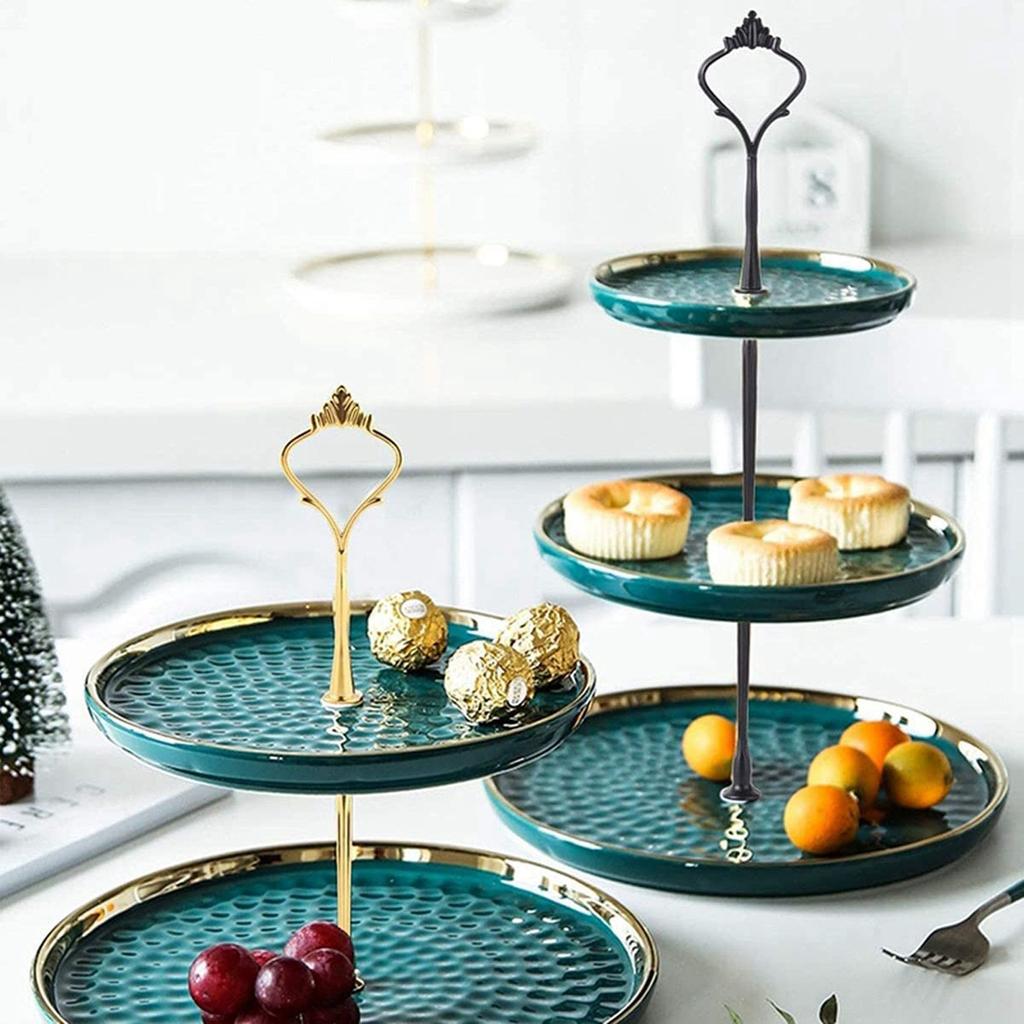 Practical-9 Set Cake Stand Hardware Kit Tiered Tray Hardware Fittings For Cake Stand,3 Tier Cake Stand Fittings Hardware Holder