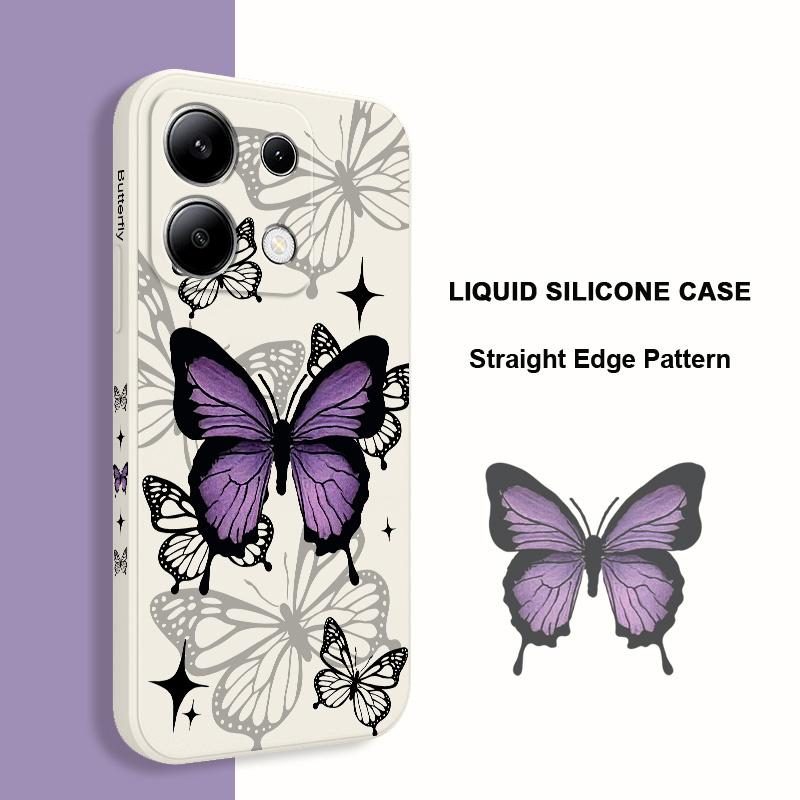 Flying Butterfly Phone Case For Xiaomi Redmi Note 15 Pro Plus 4G 5G Silicone Cover