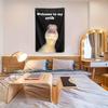 VIKAMA Whimsical Duck Slogan Tapestry Playful Home Decor Tapestry Suitable for Living Rooms and Bedrooms Home Furnishing Accent