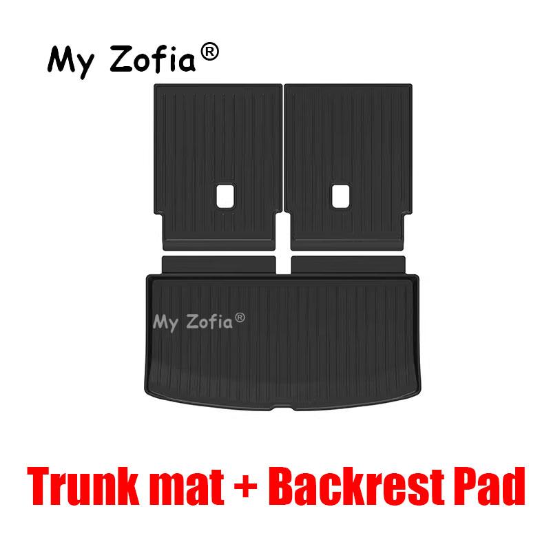 Car Floor Mats Cargo Liner For Tesla Model YL 2026 2027 TPE Floor Mats Cargo Liner Waterproof Trunk Mat Anti-slip Accessories