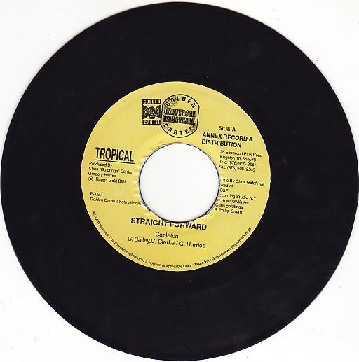

7inch Record CAPLETON - Straight Forward NONE Golden Cartel R Jamaica Reggae, Ska & Dub Used