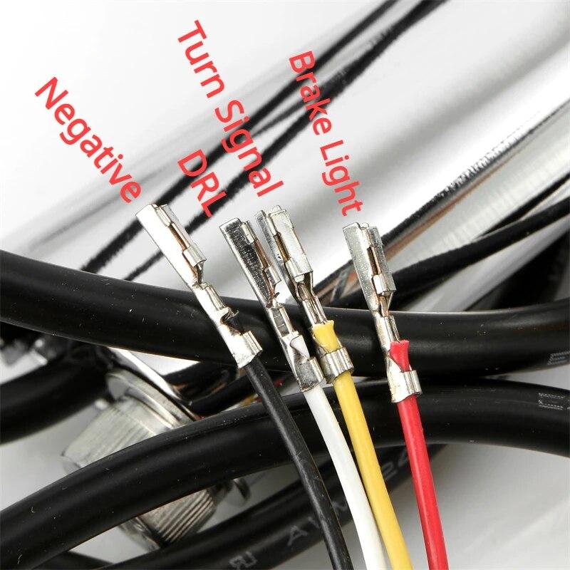 Motorcycle LED Signal Light Rear Turn Lamp Blinker Day Running Brake Turn Light For Harley Sportster XL883 XL1200 Iron 1992-2022