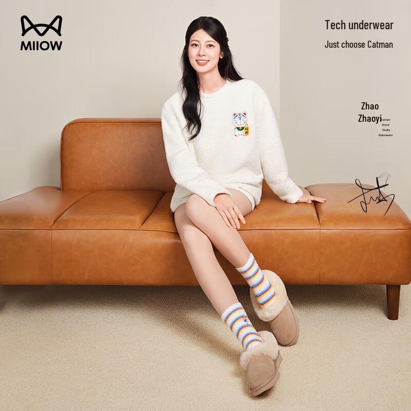 

MiiOW Women s Double-Layer Bare Leg Illusion Tights One Size