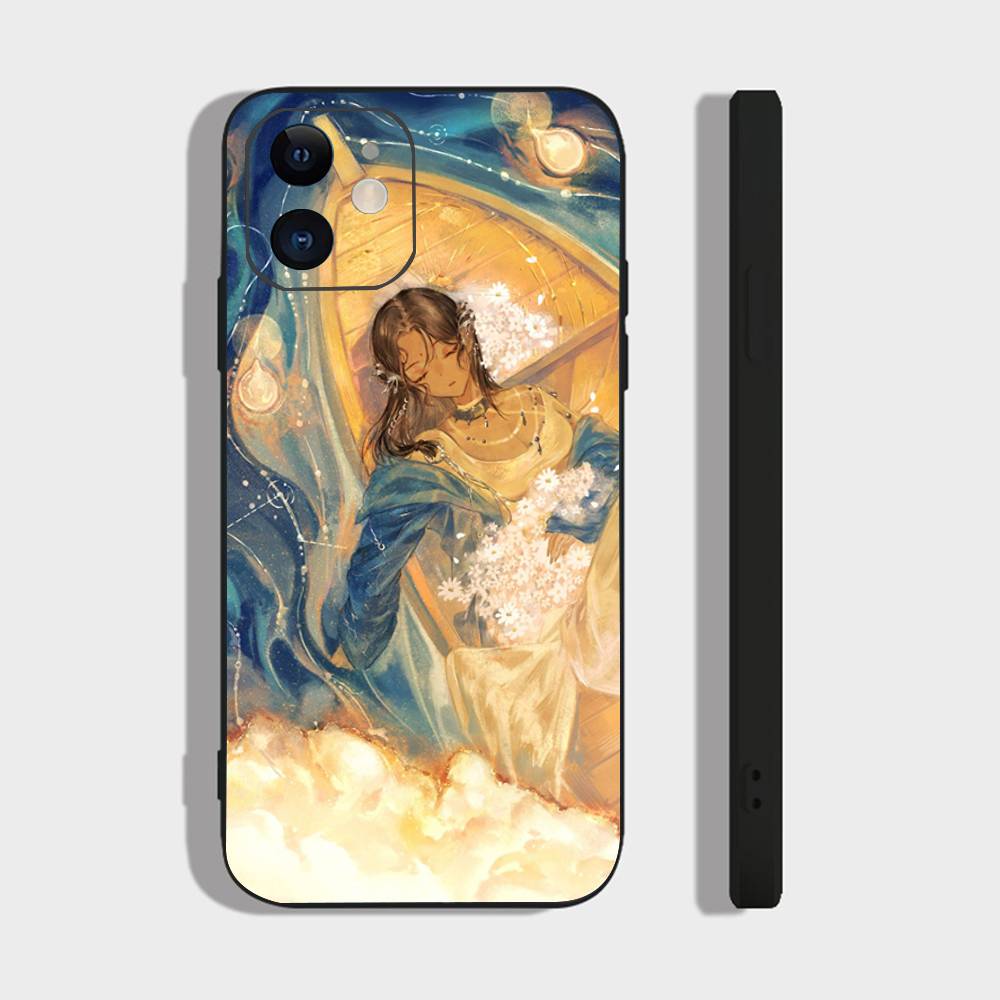 Black Dwarf Anime Reverse 1999 Phone Case For IPhone 17 Air 16 15 14 13 Pro Max 11 12 Black Silicone Cover